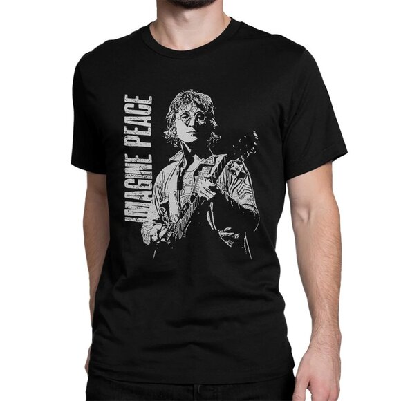 John Lennon Imagine Peace T-Shirt - Picture 1 of 4